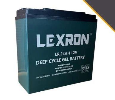 Lexron 24 amper 12 volt jel akü