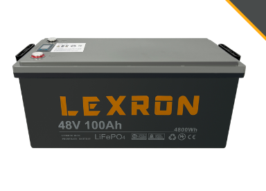 Lexron 100 amper 48 volt lityum akü