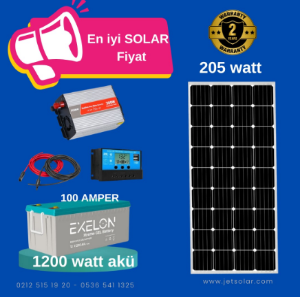 Lexron 1200 watt solar paket