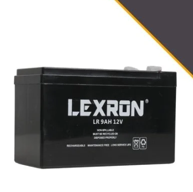 Lexron 9 amper 12 volt kuru akü