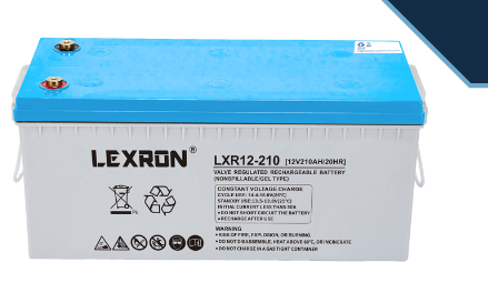 Lexron 210 amper 12 volt jel akü