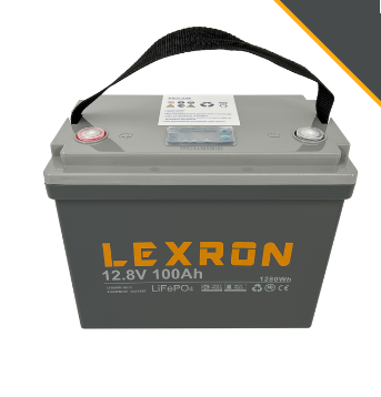 Lexron 100 amper 12.8 volt lityum akü